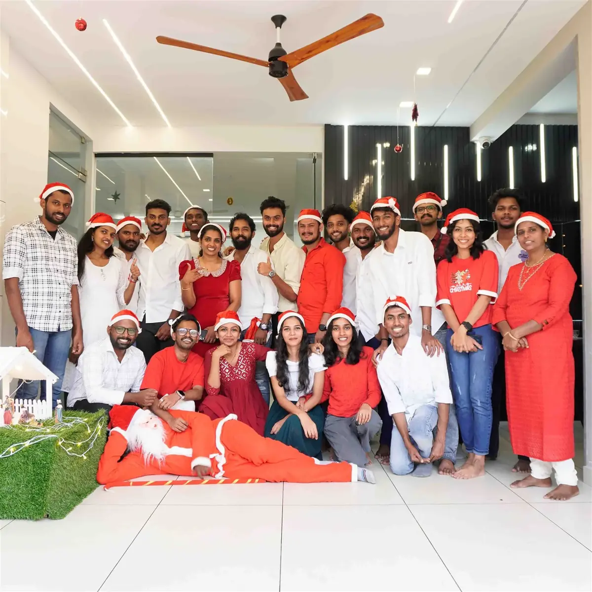 Christmas celebrations with the team