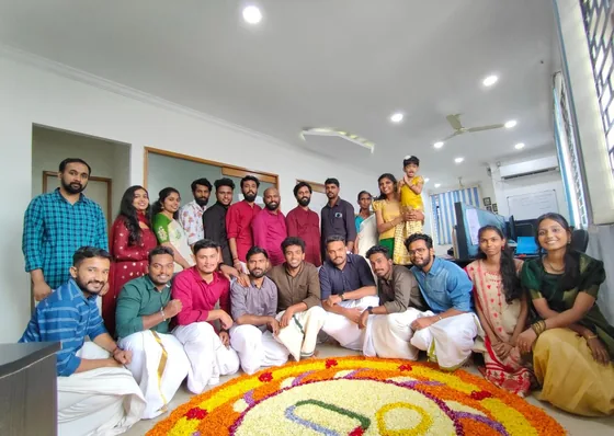 Onam at the office